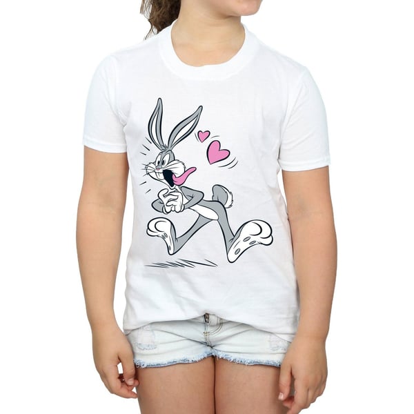Looney Tunes Girls Bugs Bunny In Love Cotton T-Shirt