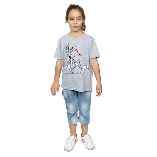 Looney Tunes Girls Bugs Bunny In Love Cotton T-Shirt