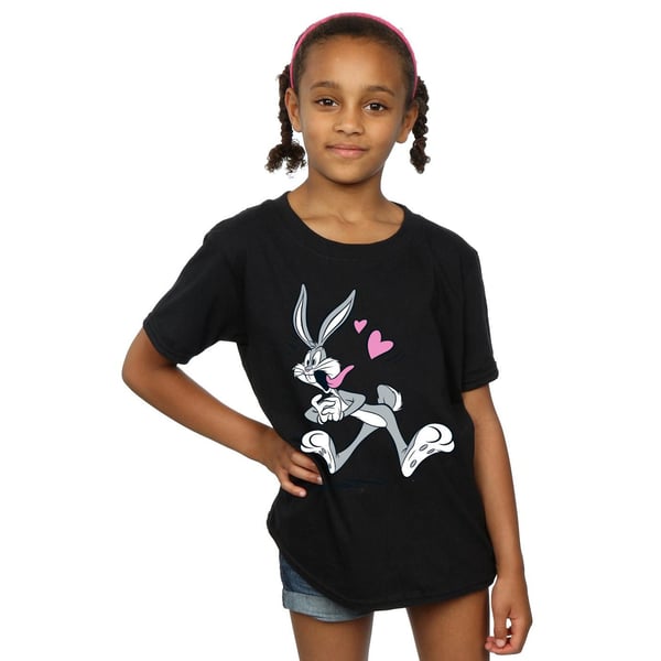 Looney Tunes Girls Bugs Bunny In Love Cotton T-Shirt
