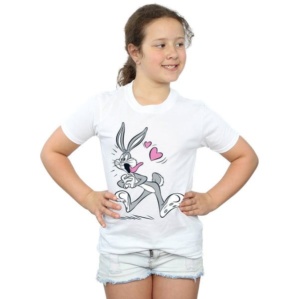 Looney Tunes Girls Bugs Bunny In Love Cotton T-Shirt