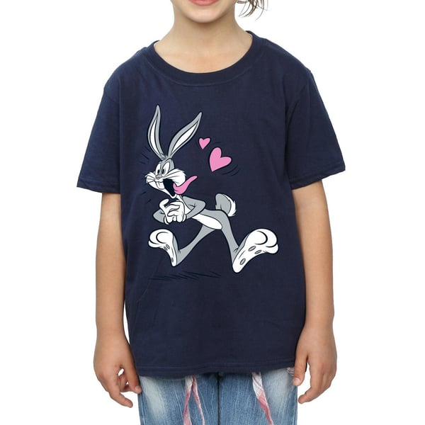 Looney Tunes Girls Bugs Bunny In Love Cotton T-Shirt