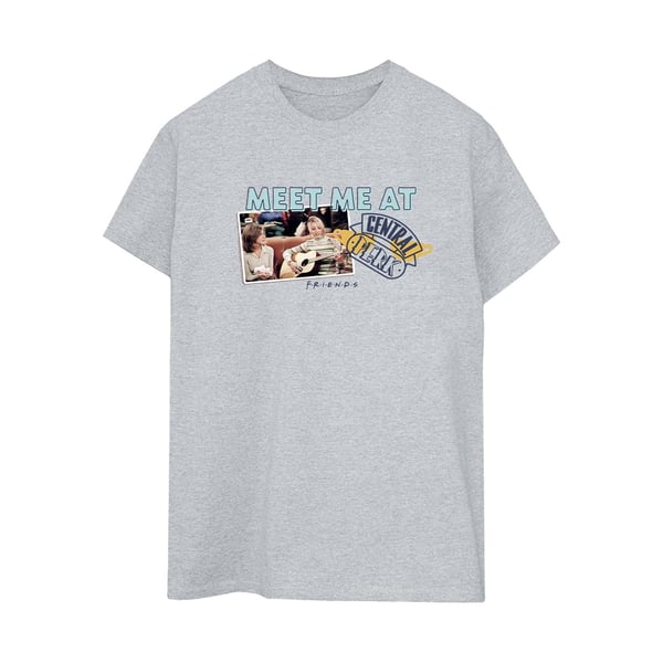 Friends Naisten Meet Me At Central Perk -puuvillainen Boyfriend T-paita