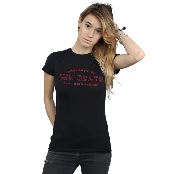 Disney Womens/Ladies High School Musical The Musical Property Of Wildcats Cotton T-Shirt
