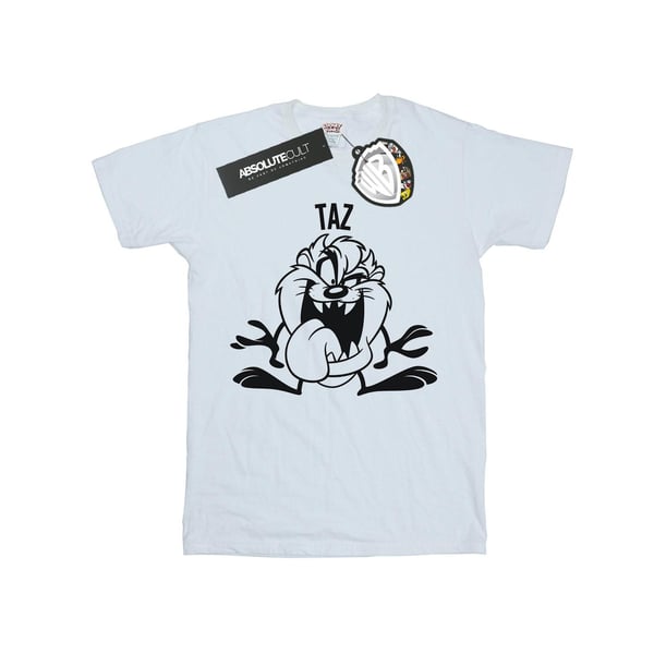 Looney Tunes Girls Taz Large Head Cotton T-Shirt
