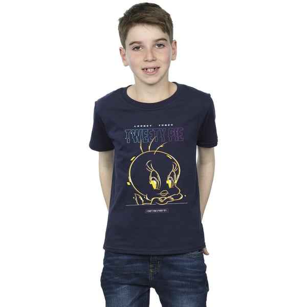 Looney Tunes Boys Tweety Glitch T-Shirt