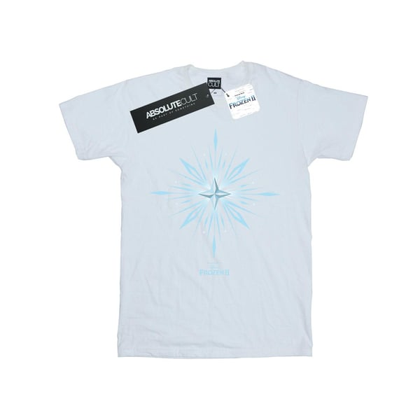 Disney Womens/Ladies Frozen 2 Elsa Signature Snowflake Cotton Boyfriend T-Shirt