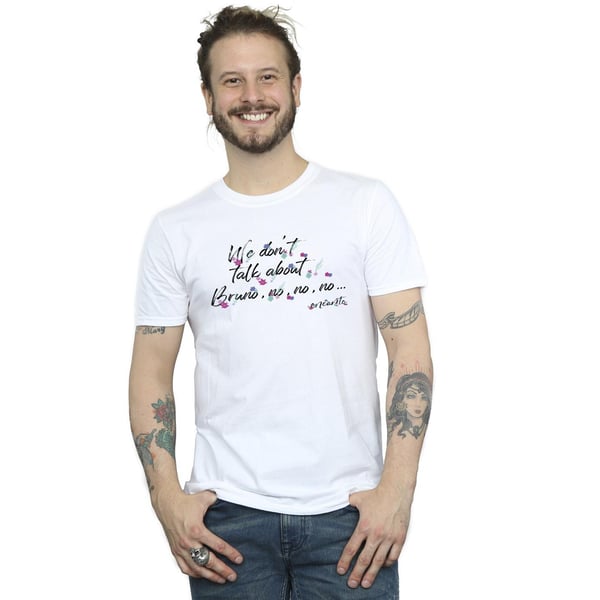 Disney Mens Encanto We Dont Talk About Bruno No No T-Shirt