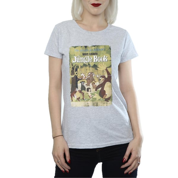 Disney Womens/Ladies The Jungle Book Retro Poster Cotton T-Shirt