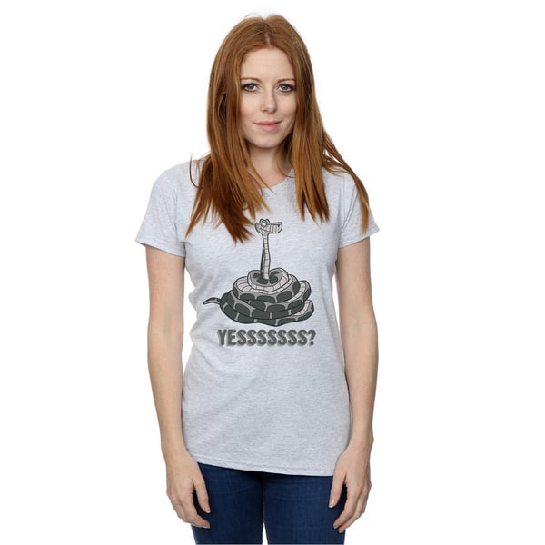 Disney Womens/Ladies The Jungle Book Kaa Yesssss Cotton T-Shirt