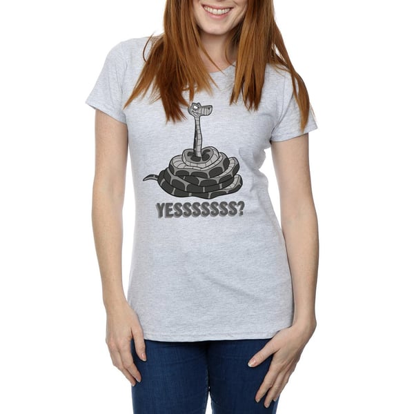 Disney Womens/Ladies The Jungle Book Kaa Yesssss Cotton T-Shirt