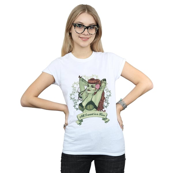 DC Comics Womens/Ladies Poison Ivy All I want Is A Kiss Cotton T-Shirt