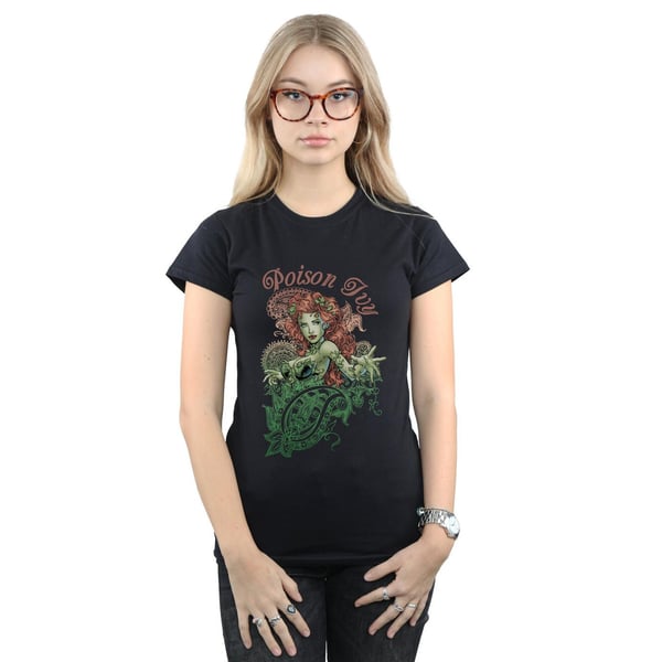 DC Comics Womens/Ladies Poison Ivy Paisley Cotton T-Shirt