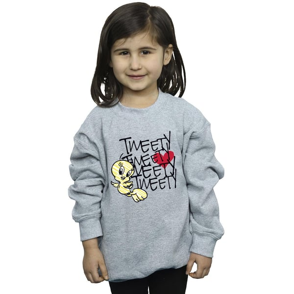 Looney Tunes Girls Tweety Love Heart Sweatshirt