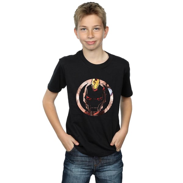 Marvel Boys Iron Man Montage Symbol T-Shirt