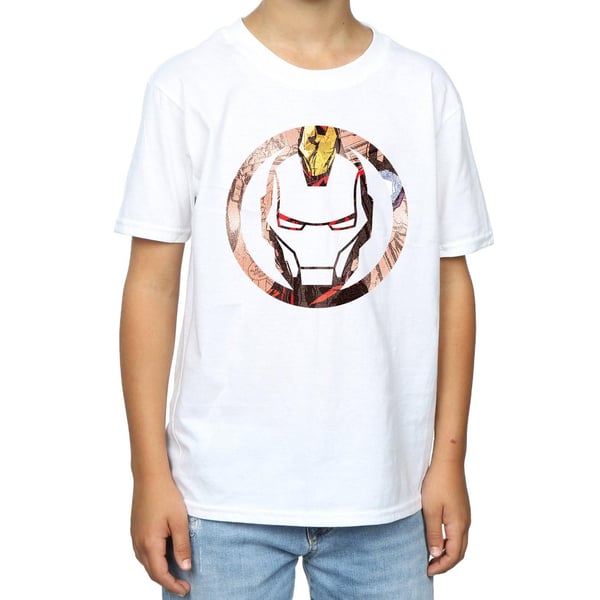 Marvel Boys Iron Man Montage Symbol T-Shirt