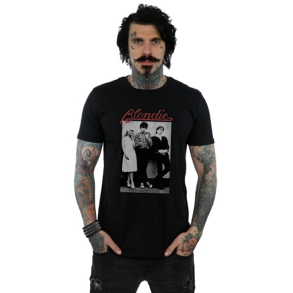 Blondie Mens Distressed Band T-Shirt