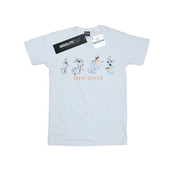 Disney Dam/Dam Frozen 2 Olaf Shape-Shifter Bomull Boyfriend T-shirt