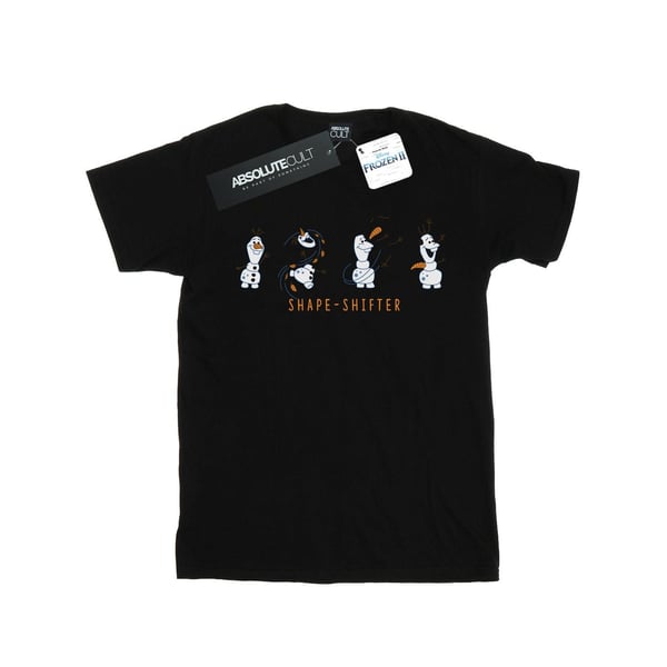 Disney Womens/Ladies Frozen 2 Olaf Shape-Shifter Cotton Boyfriend T-Shirt