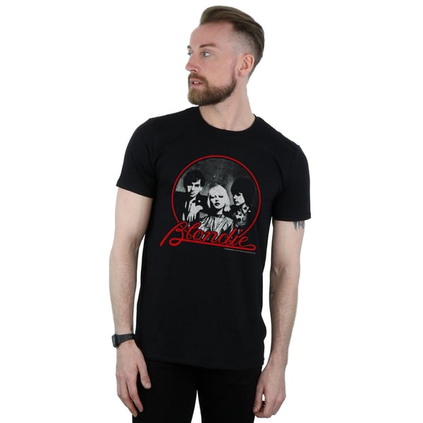 Blondie Mens Distressed Circle T-Shirt