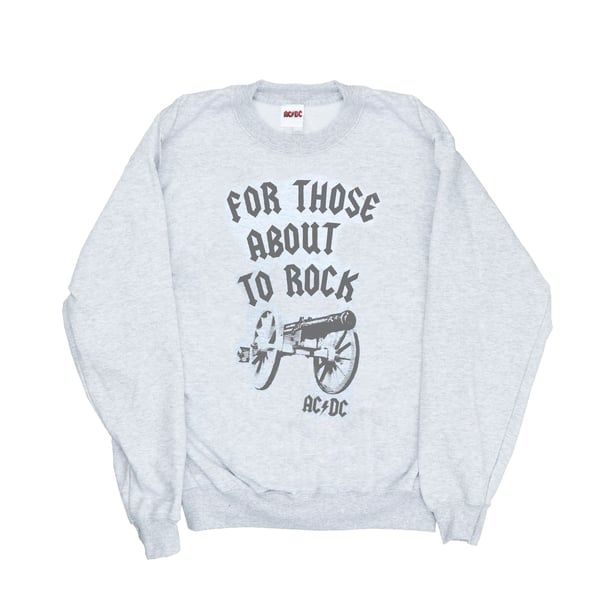 AC/DC Womens/Ladies For Those About To Rock Cannon Sweatshirt
