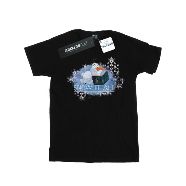 Disney Womens/Ladies Frozen 2 Olaf Snow It All Cotton Boyfriend T-Shirt