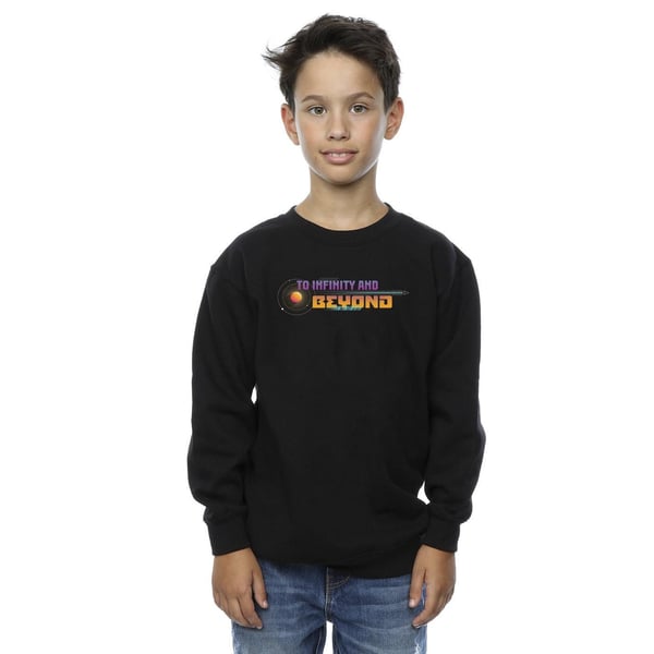Disney Boys Lightyear Infinity And Beyond Text Sweatshirt