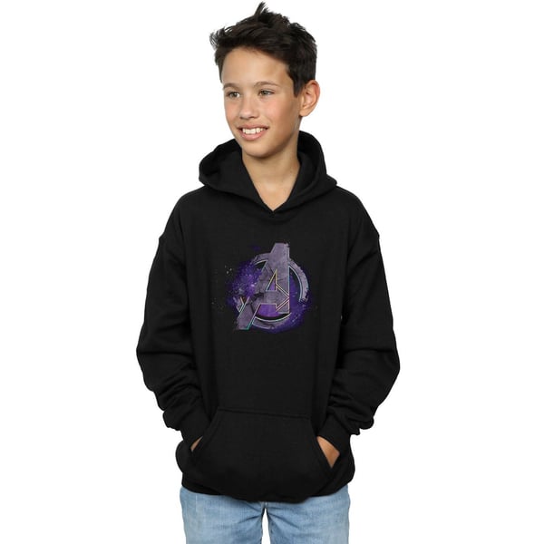 Marvel Boys Avengers Endgame Space Logo Hoodie