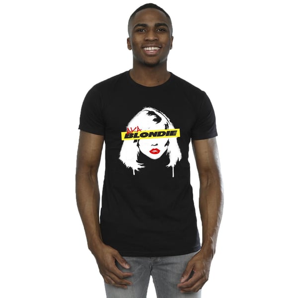 Blondie Mens Face Graffiti T-Shirt