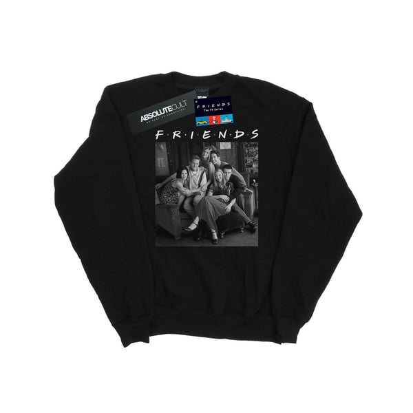 Friends Mens Black And White Photo Sweatshirt