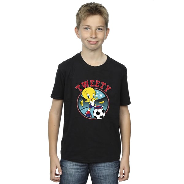 Looney Tunes Boys Tweety Football Circle T-Shirt