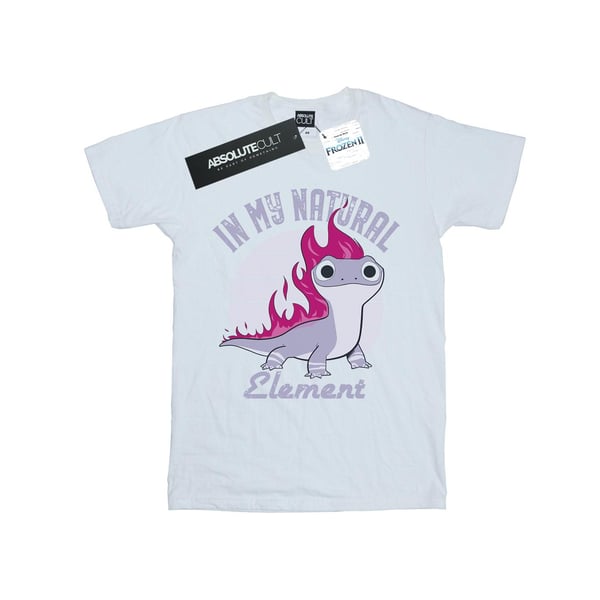 Disney Womens/Ladies Frozen 2 Salamander Bruni Element Cotton Boyfriend T-Shirt