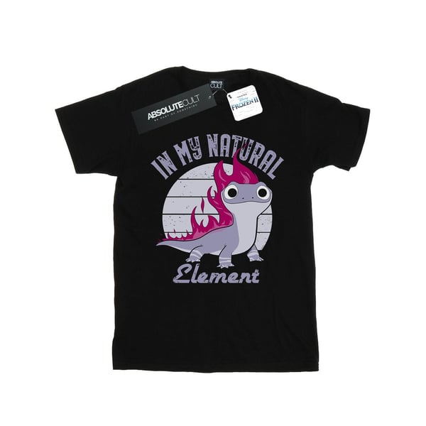 Disney Womens/Ladies Frozen 2 Salamander Bruni Element Cotton Boyfriend T-Shirt