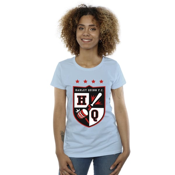 Justice League Womens/Ladies Harley Quinn FC Pocket Cotton T-Shirt