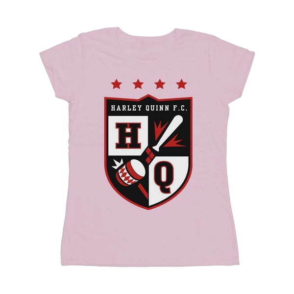 Justice League Womens/Ladies Harley Quinn FC Pocket Cotton T-Shirt