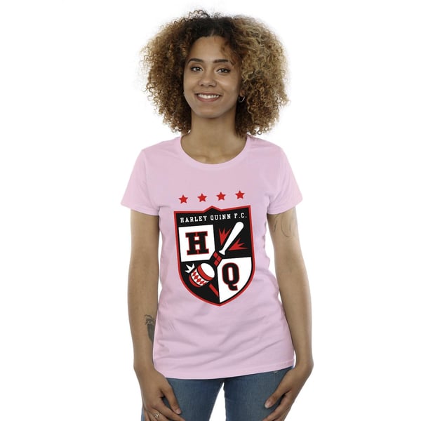Justice League Womens/Ladies Harley Quinn FC Pocket Cotton T-Shirt