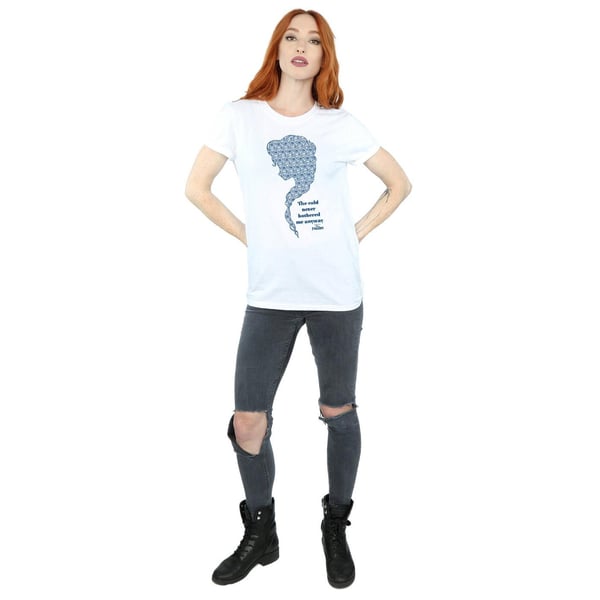 Disney Womens/Ladies Frozen Cold Cotton Boyfriend T-Shirt