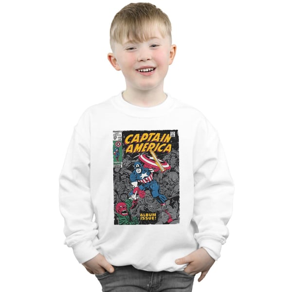 Marvel Boys Captain America Album Issue Cover Sweatshirt