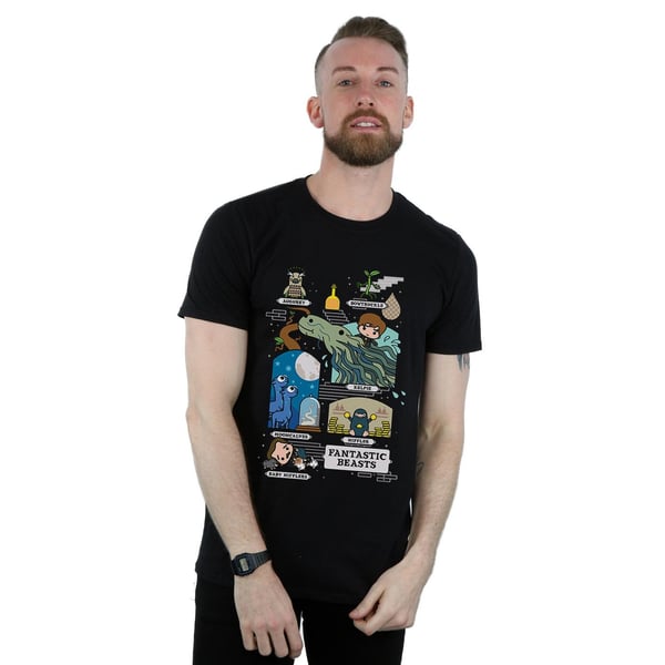 Fantastic Beasts Mens Chibi Newt T-Shirt