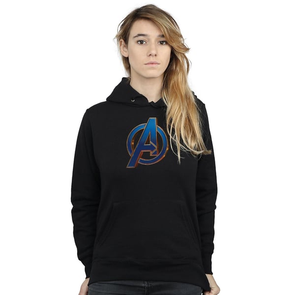 Marvel Womens/Ladies Avengers Endgame Heroic Logo Hoodie