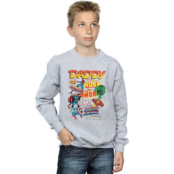 Marvel Boys Our Dad Superhero Sweatshirt