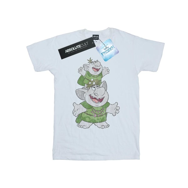 Disney Womens/Ladies Frozen Handstacking Trolls Cotton Boyfriend T-Shirt