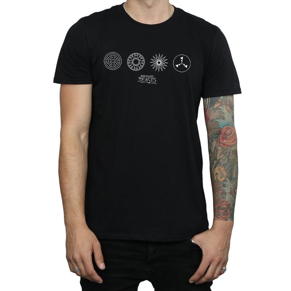 Fantastic Beasts Mens Circular Icons T-Shirt