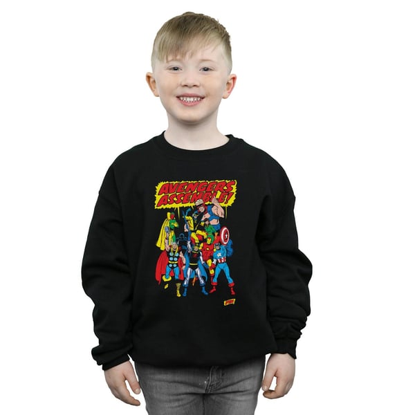 Marvel Comics Boys Avengers Assemble -collegepaita