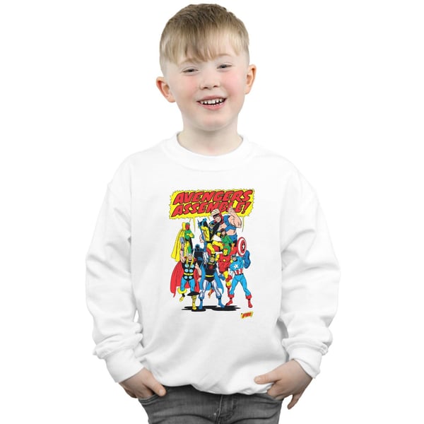 Marvel Comics Boys Avengers Assemble -collegepaita