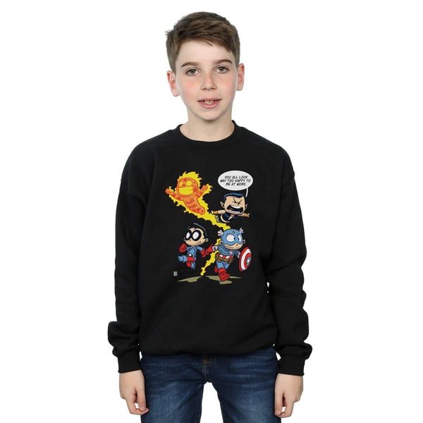 Marvel Comics Boys Avengers Invaders Cartoon Sweatshirt