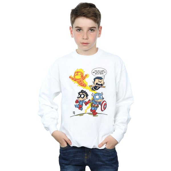 Marvel Comics Boys Avengers Invaders -sarjakuva collegepaita