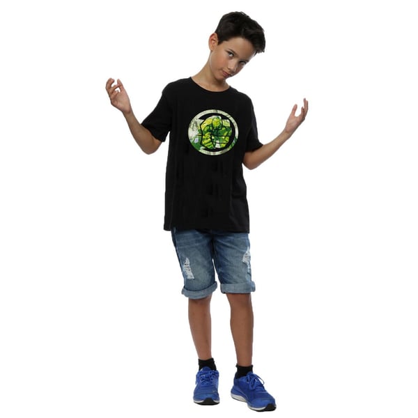 Marvel Boys Avengers Hulk Montage Symbol T-Shirt