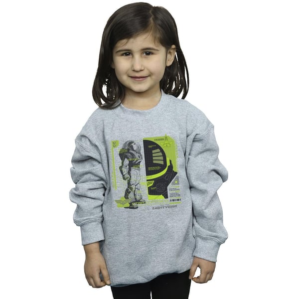 Disney Girls Lightyear Buzz Tech Panel Sweatshirt