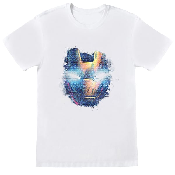 Marvel Boys Avengers Iron Man kulunut pää T-paita