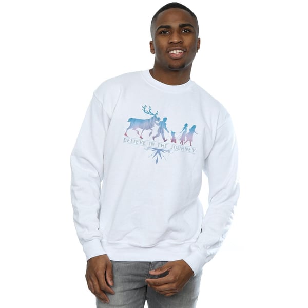Disney Mens Frozen 2 Believe In The Journey Silhouette Sweatshirt